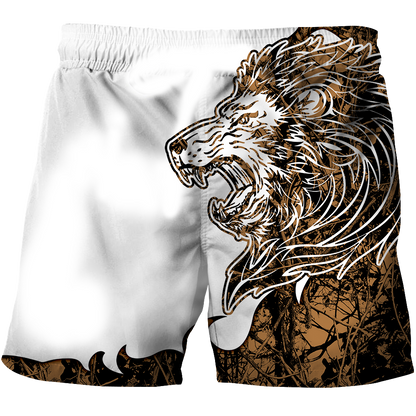 The King Lion Tattoo Over Printed Hoodie TP