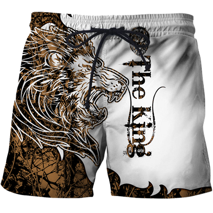 The King Lion Tattoo Over Printed Hoodie TP