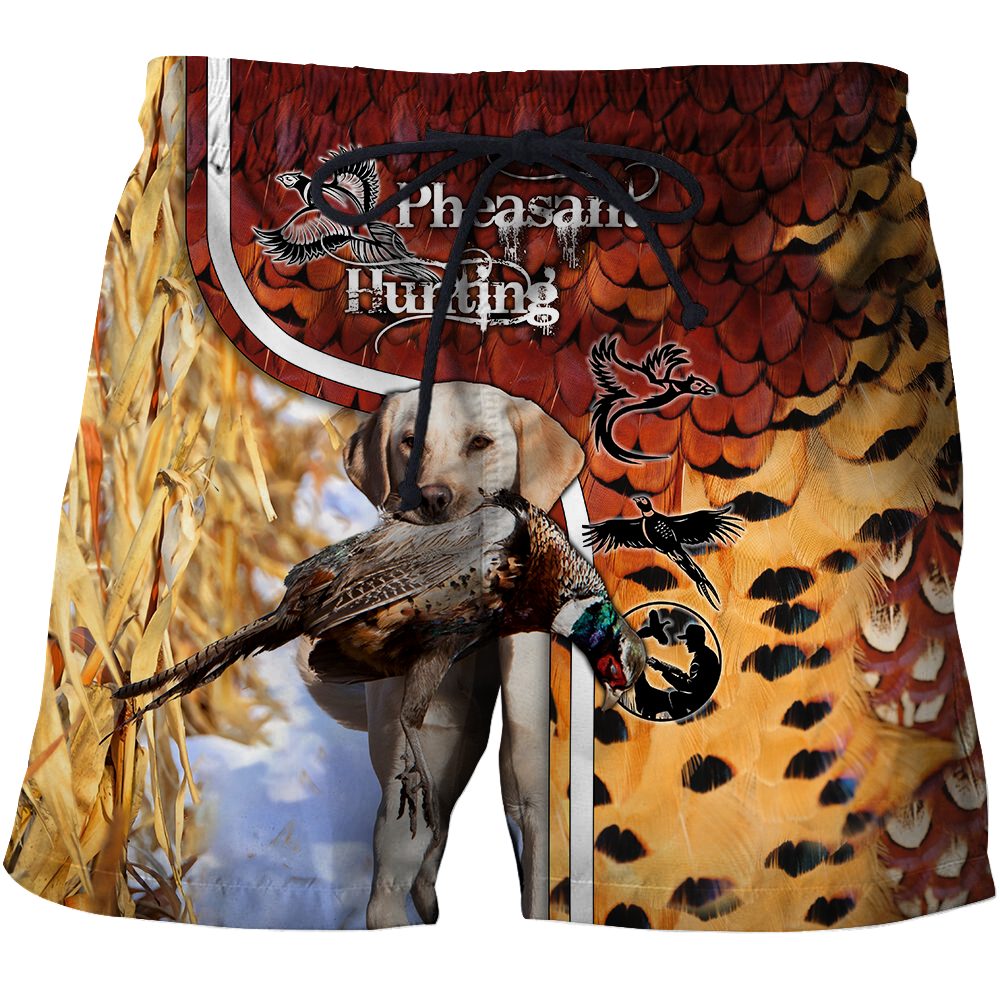 Pheasant Hunting Camo 3D Over Printed Unisex Deluxe Hoodie ML