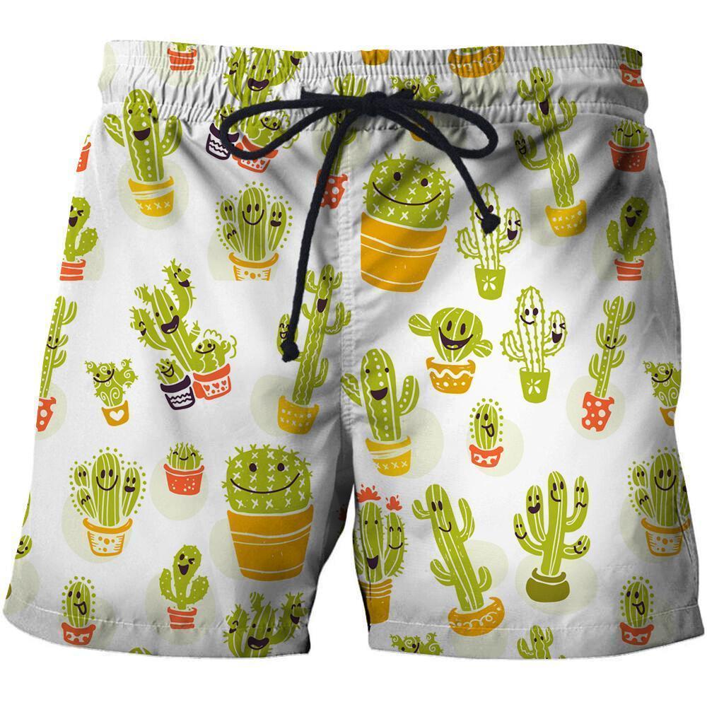 All Over Printing Cacti Happy Shirt-Apparel-Phaethon-SHORTS-S-Vibe Cosy™
