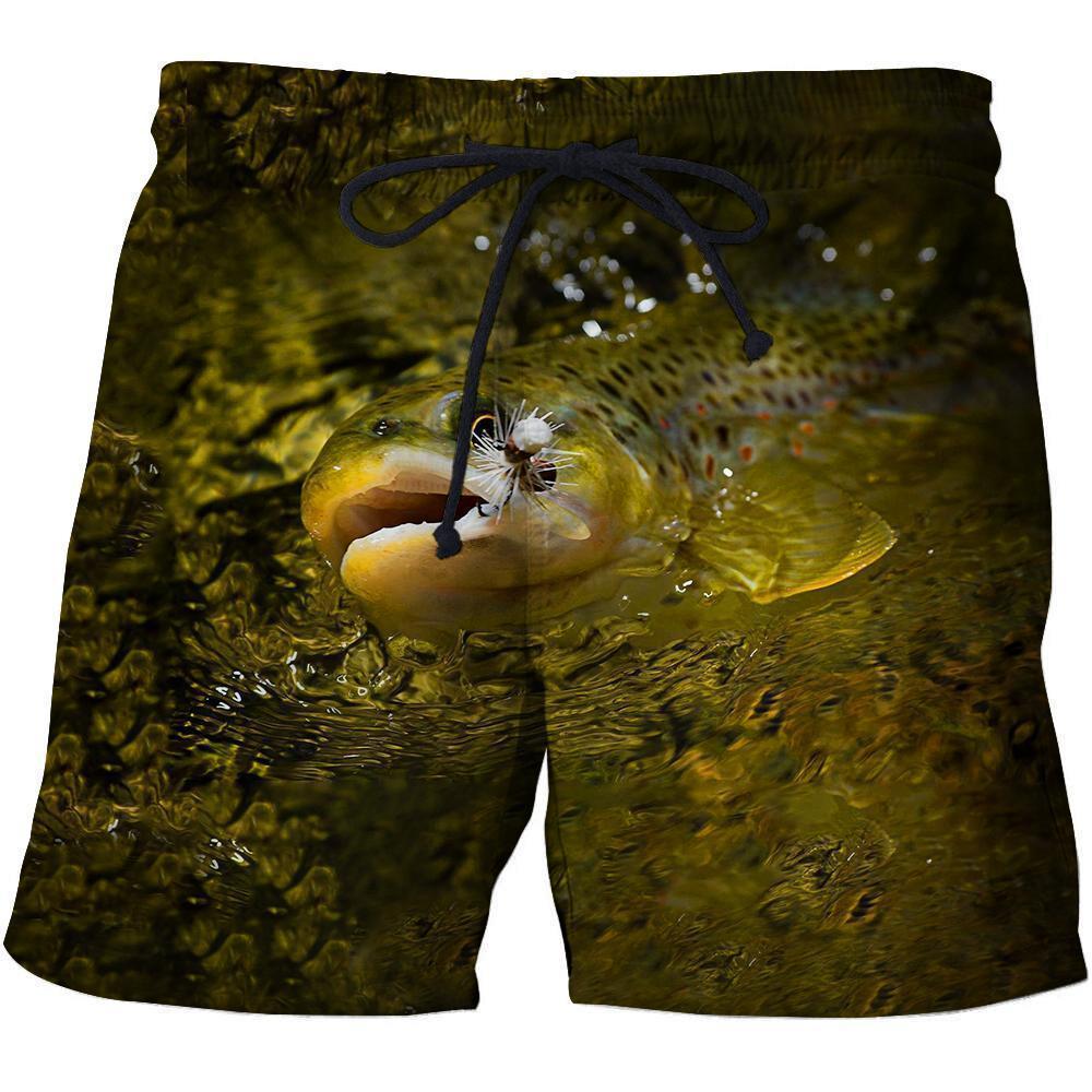 3D All Over Printing Fishing Trout Hoodie-Apparel-Phaethon-SHORTS-S-Vibe Cosy™