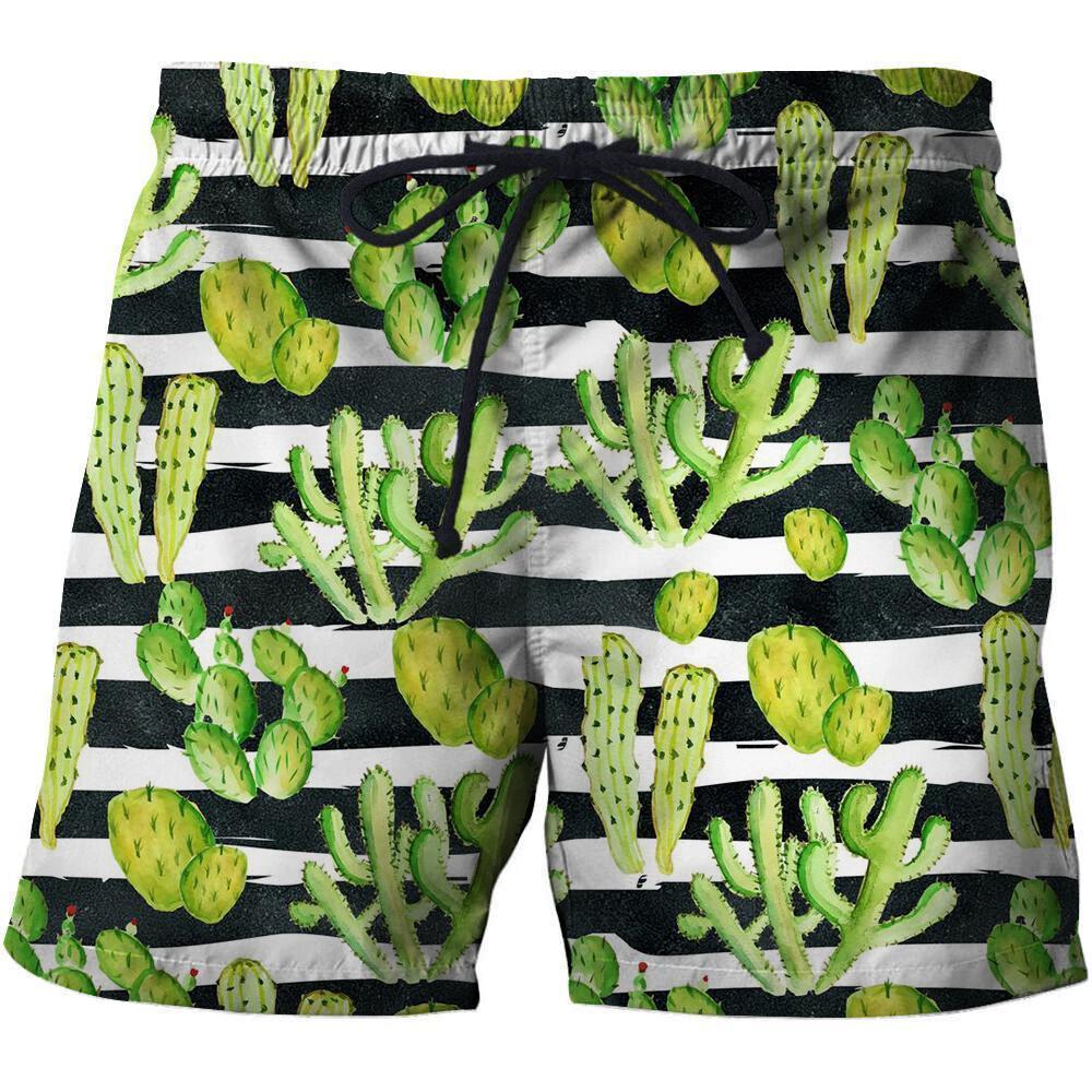All Over Printing Beautiful Green Cacti Shirt-Apparel-Phaethon-SHORTS-S-Vibe Cosy™