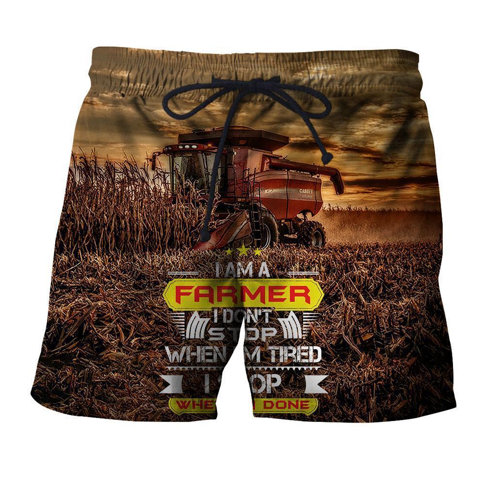 I Stop When I'M Done Tractor Hoodie-Apparel-HD09-Shorts-S-Vibe Cosy™