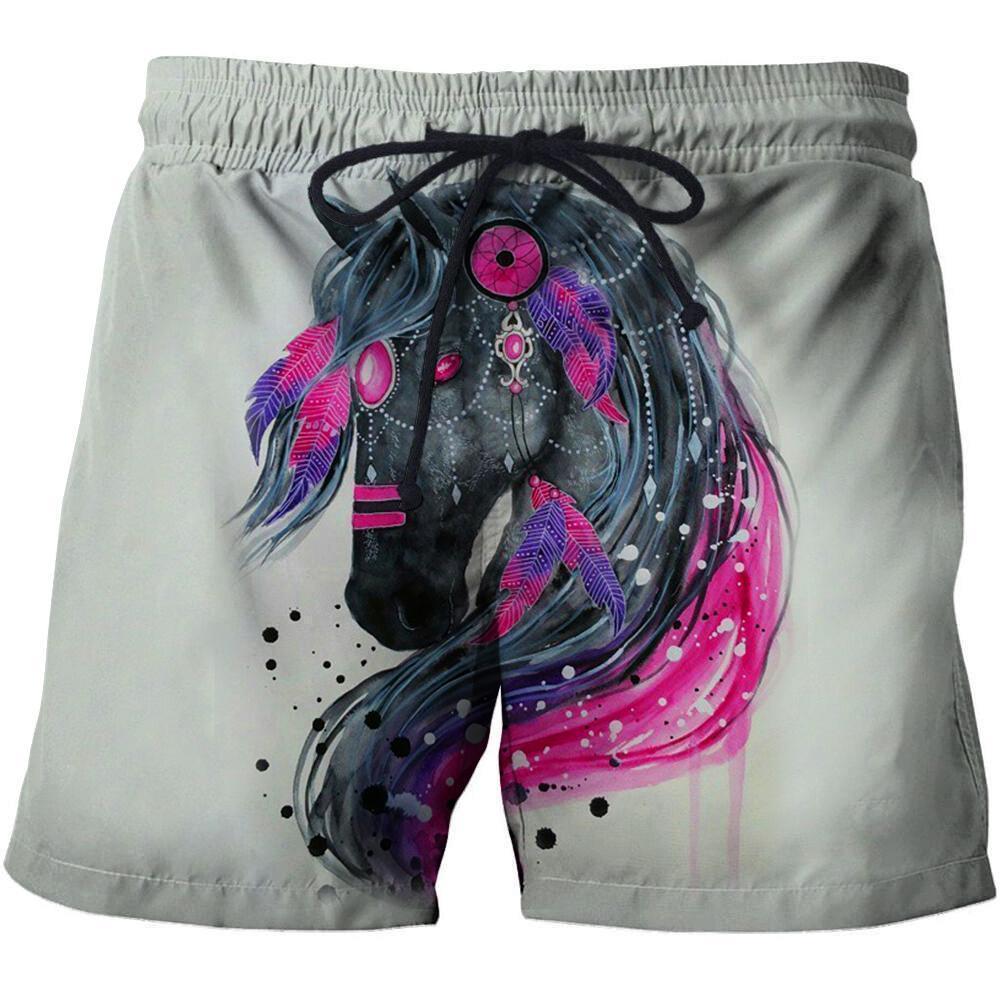 3D All Over Print Horse Beautiful Shirts-Apparel-Phaethon-SHORTS-S-Vibe Cosy™