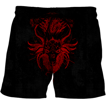 Satanic Devil All Over Printed Hoodie JJ290201-Apparel-MP-Short-S-Vibe Cosy™
