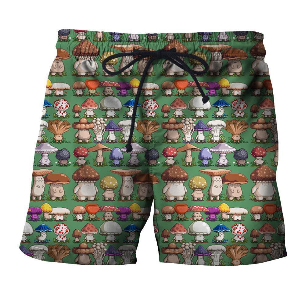 All Over Print Cartoon Mushroom Hoodie-Apparel-NTH-Shorts-XXL-Vibe Cosy™