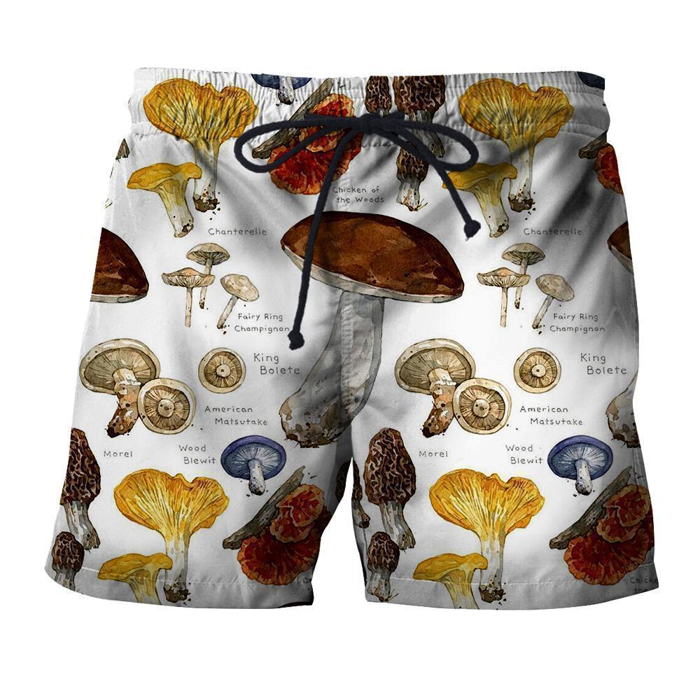 Mushroom Champignons-Apparel-NTH-Shorts-S-Vibe Cosy™