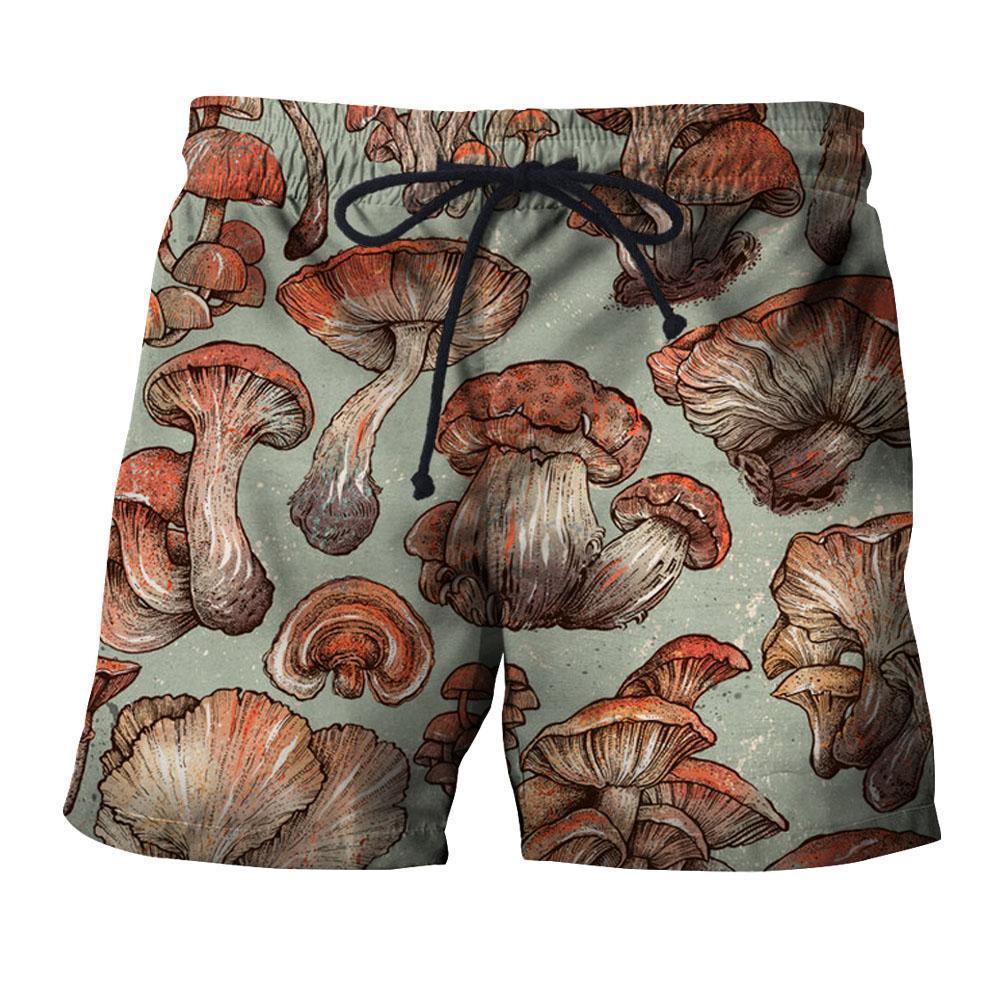 All Over Print forest mushrooms-Apparel-NTH-Shorts-S-Vibe Cosy™
