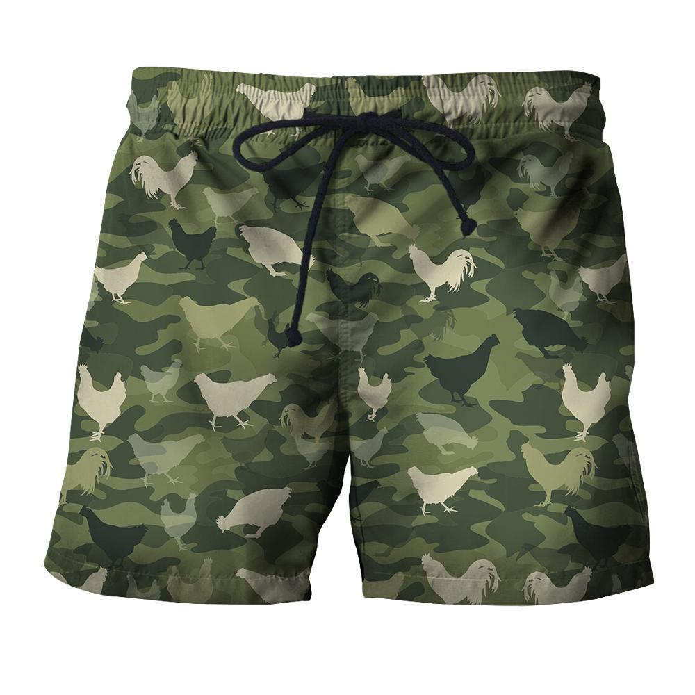 Camo Chickens Farmer-Apparel-HD09-Shorts-S-Vibe Cosy™