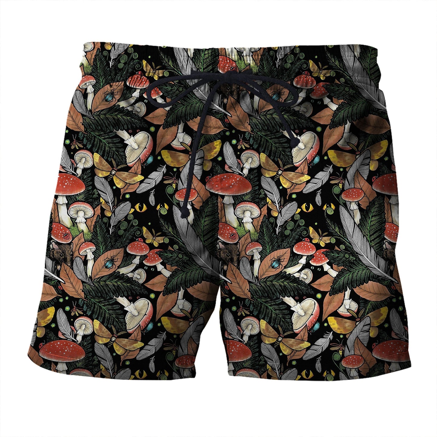 Beautiful Forest Mushroom Hoodie-Apparel-NTH-Shorts-S-Vibe Cosy™