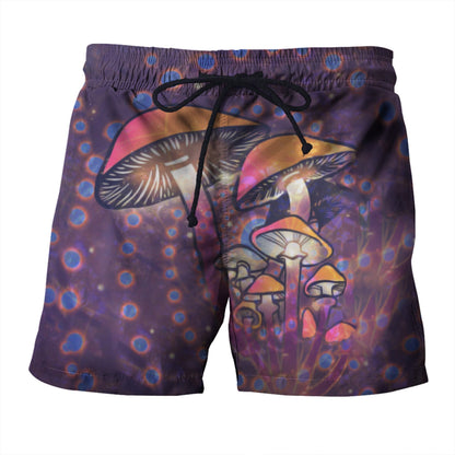 3D All Over Print Mushroom Underwater Shirt-Apparel-NTH-Shorts-S-Vibe Cosy™
