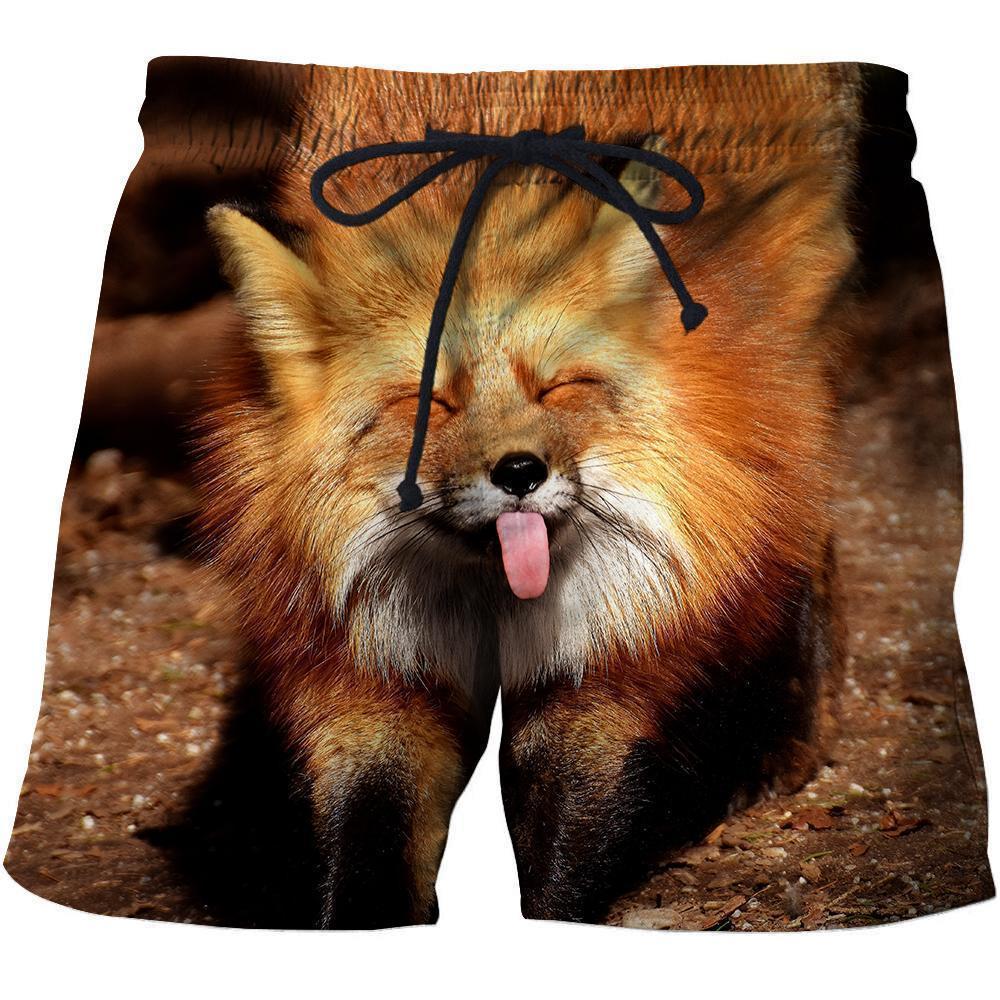 3D All Over Printed Fox Art Shirts and Shorts-Apparel-Phaethon-SHORTS-S-Vibe Cosy™