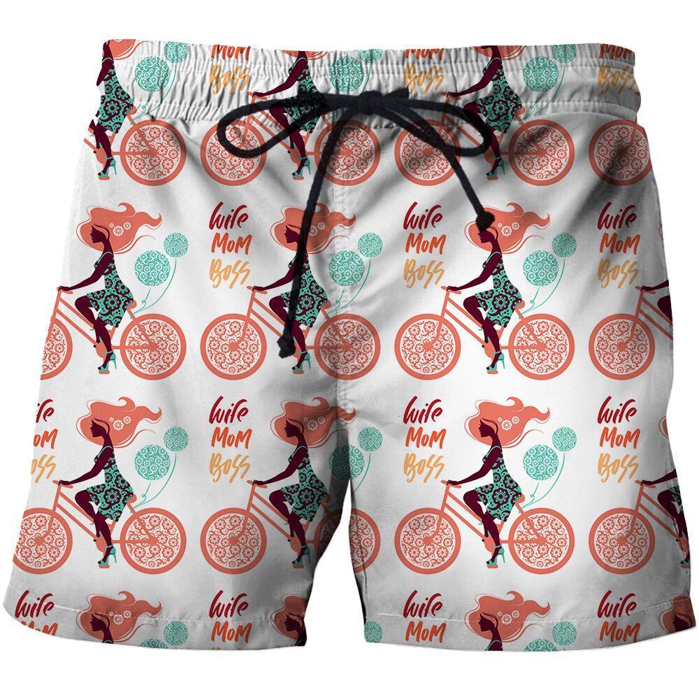 3D All Over Wife Mom Boss Hoodie-Apparel-Khanh Arts-Shorts-S-Vibe Cosy™