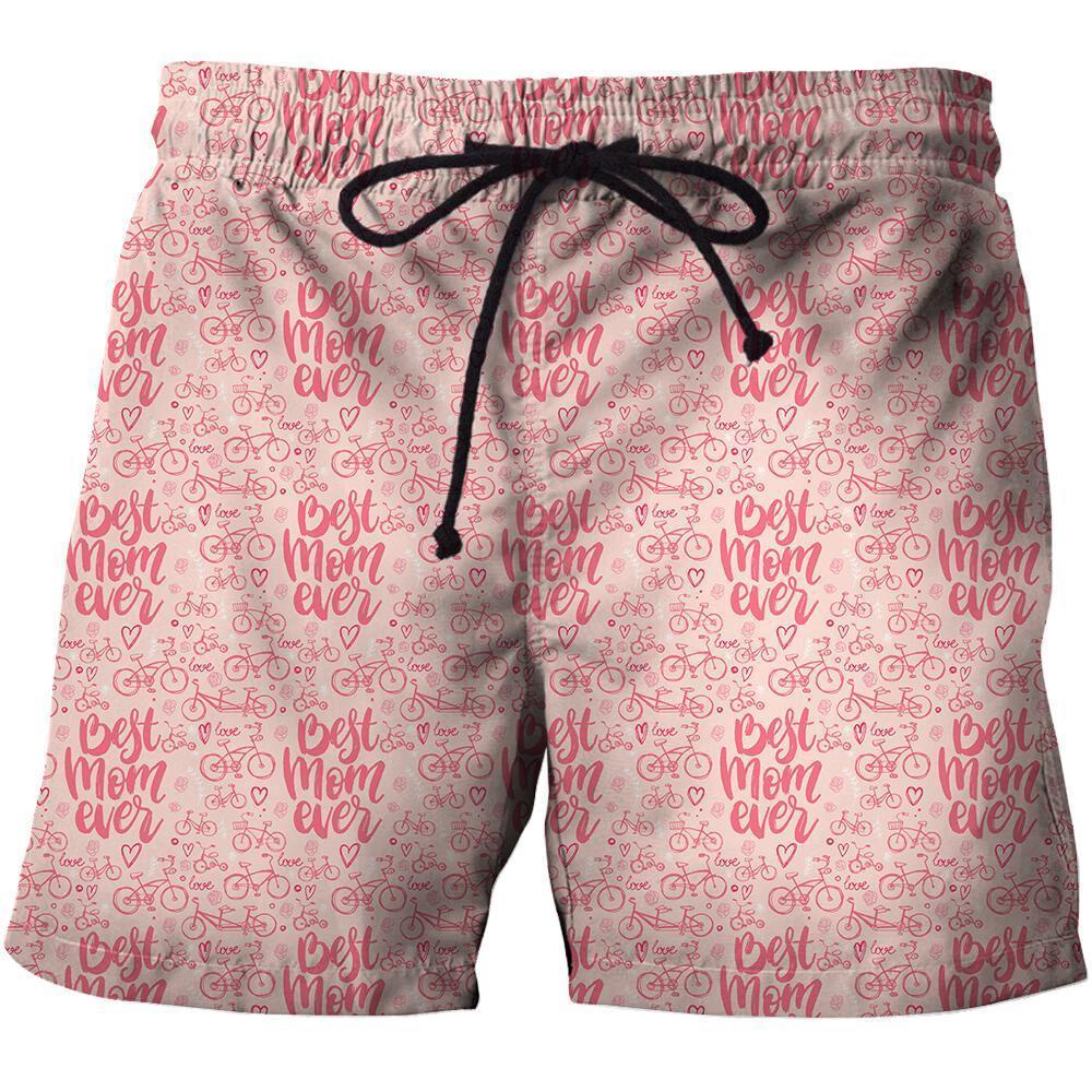 3D All Over Best Mom Ever Hoodie-Apparel-Khanh Arts-Shorts-S-Vibe Cosy™