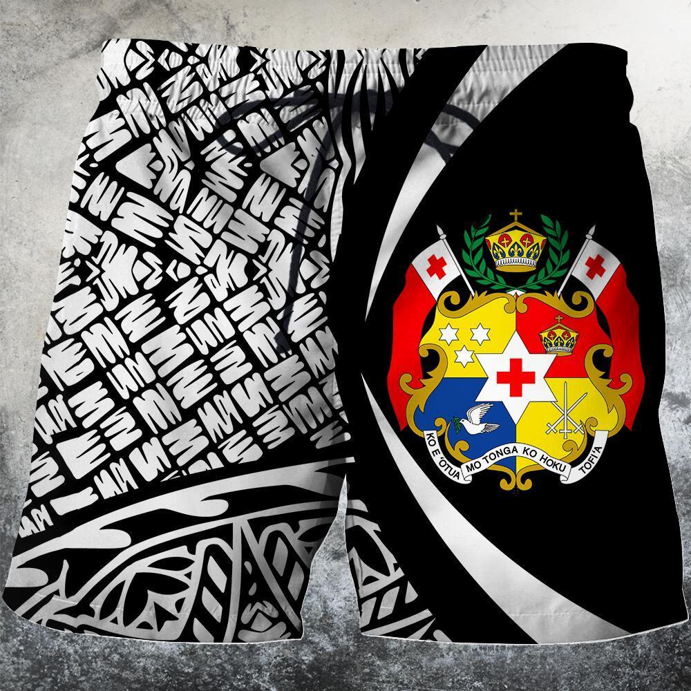 Tonga Coat Of Arm Polynesian 3D Printed Shirts - Circle Style 02 TT-Apparel-TT-Shorts-S-Vibe Cosy™