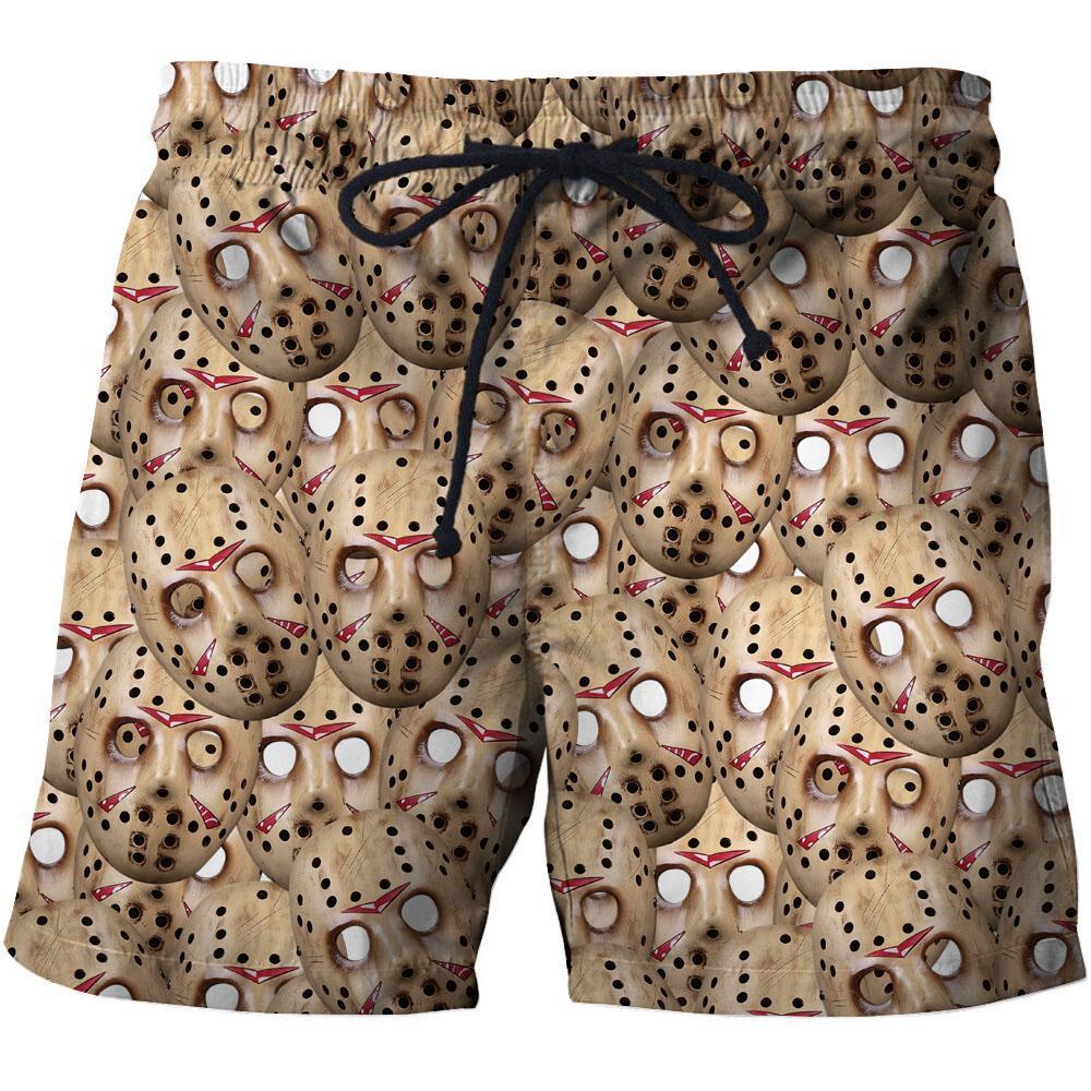 Jason mask f13 Hoodie-Apparel-GP Art-Shorts-S-Vibe Cosy™