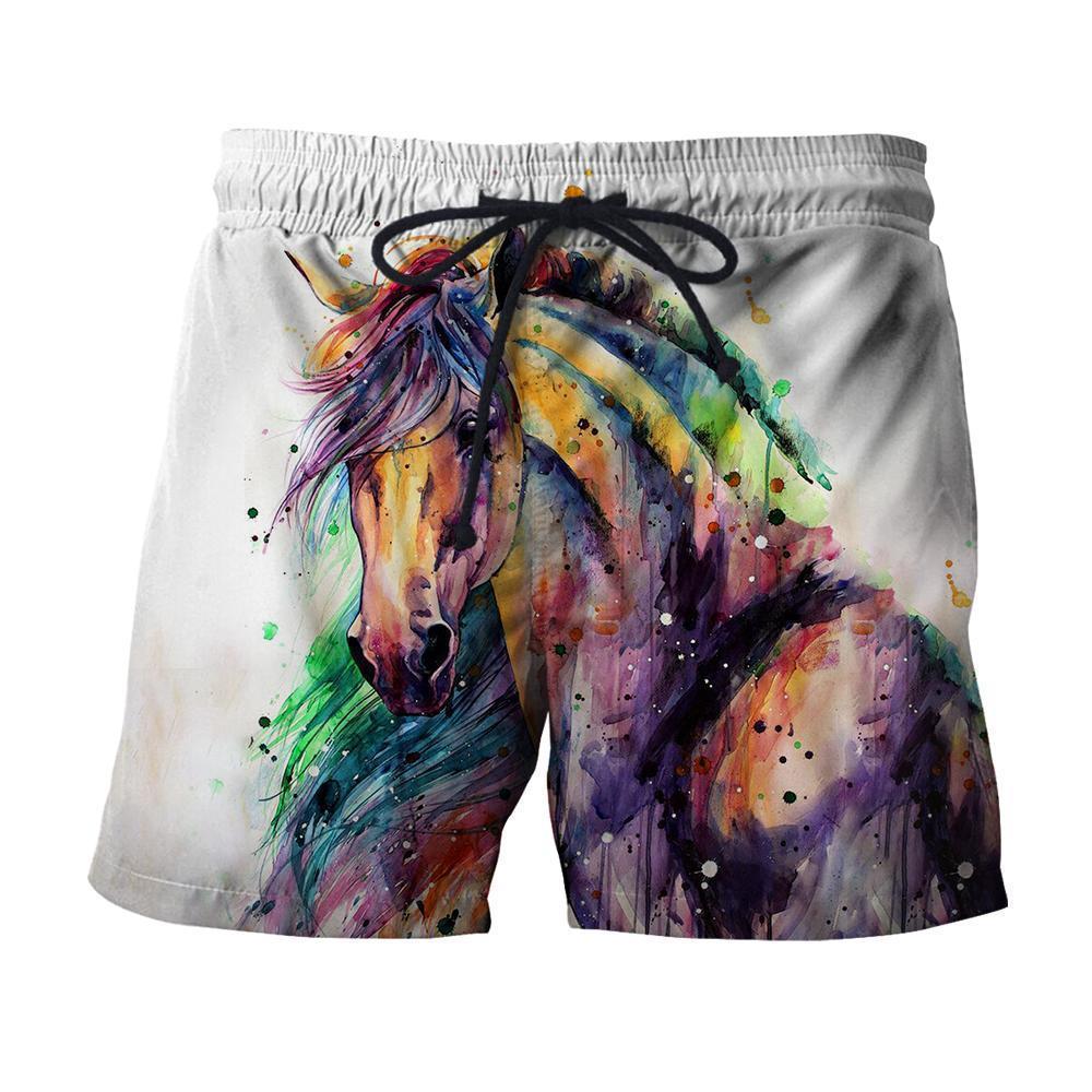 3D PRINTED HORSE T-SHIRT HOODIE-Apparel-HP Arts-Hoodie-S-Vibe Cosy™