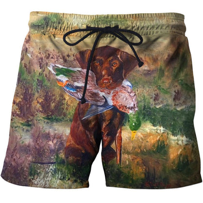 3D All Over Print Hunting Dog Duck Hoodie-Apparel-Phaethon-Hoodie-S-Vibe Cosy™