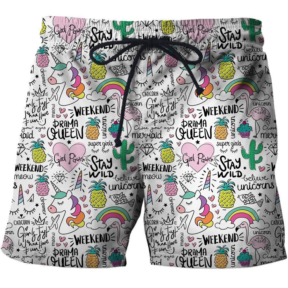 3D All Over Unicorn And Prama Queen Hoodie-Apparel-Phaethon-Shorts-S-Vibe Cosy™