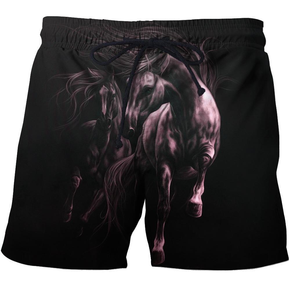 3D All Over Print Horse Light 2 Shirts-Apparel-NNK-SHORTS-S-Vibe Cosy™