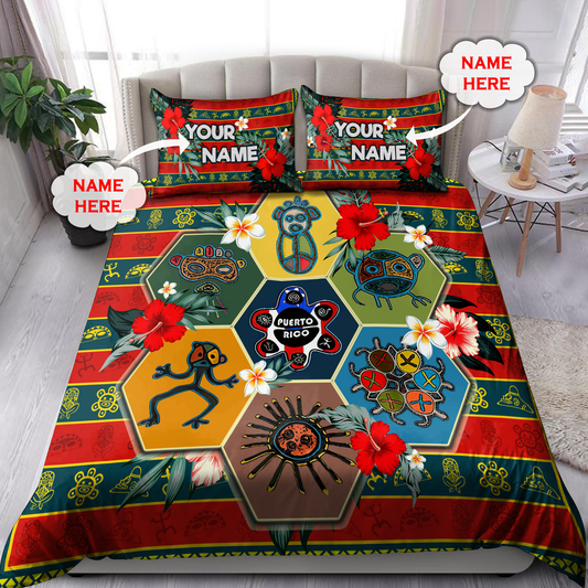 Customize Name Puerto Rico Bedding Set TNA06042104