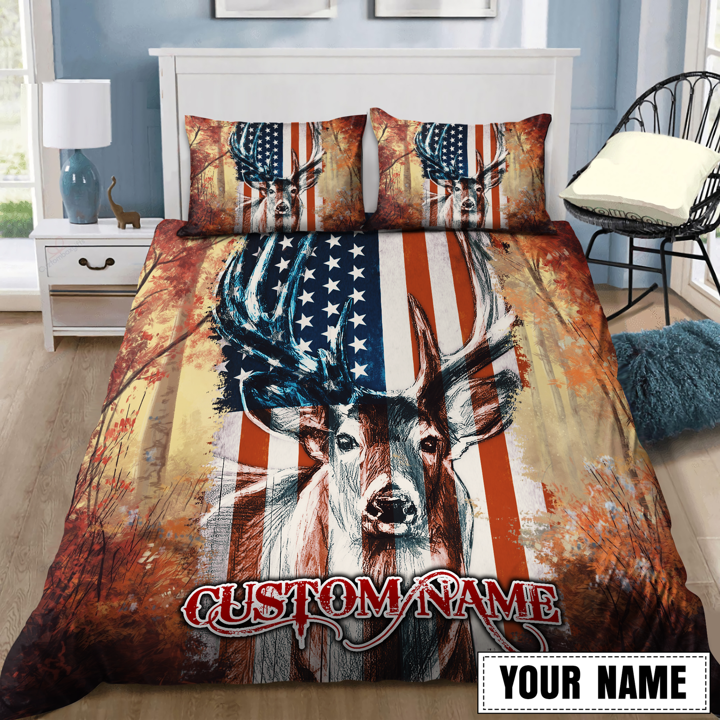 Personalized Name Astronomy Bedding Set MH19052105