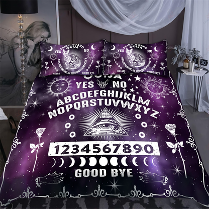 Wicca Raven All Over Printed Bedding Set MEI