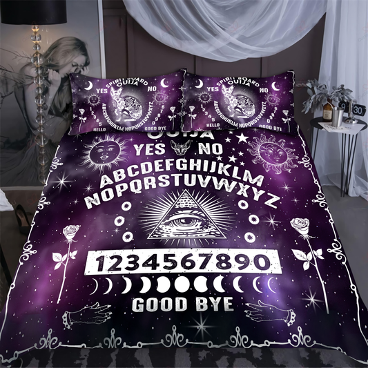 Wicca Raven All Over Printed Bedding Set MEI