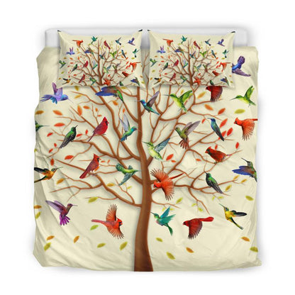 Hope Faith Love Beautiful Cardinal Birds Bedding Set