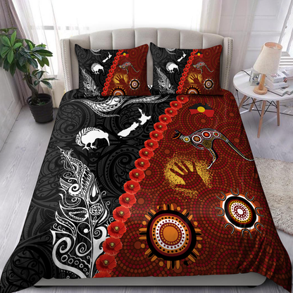 New Zealand Maori And Australia Aboriginal We Are Family Bedding Set
