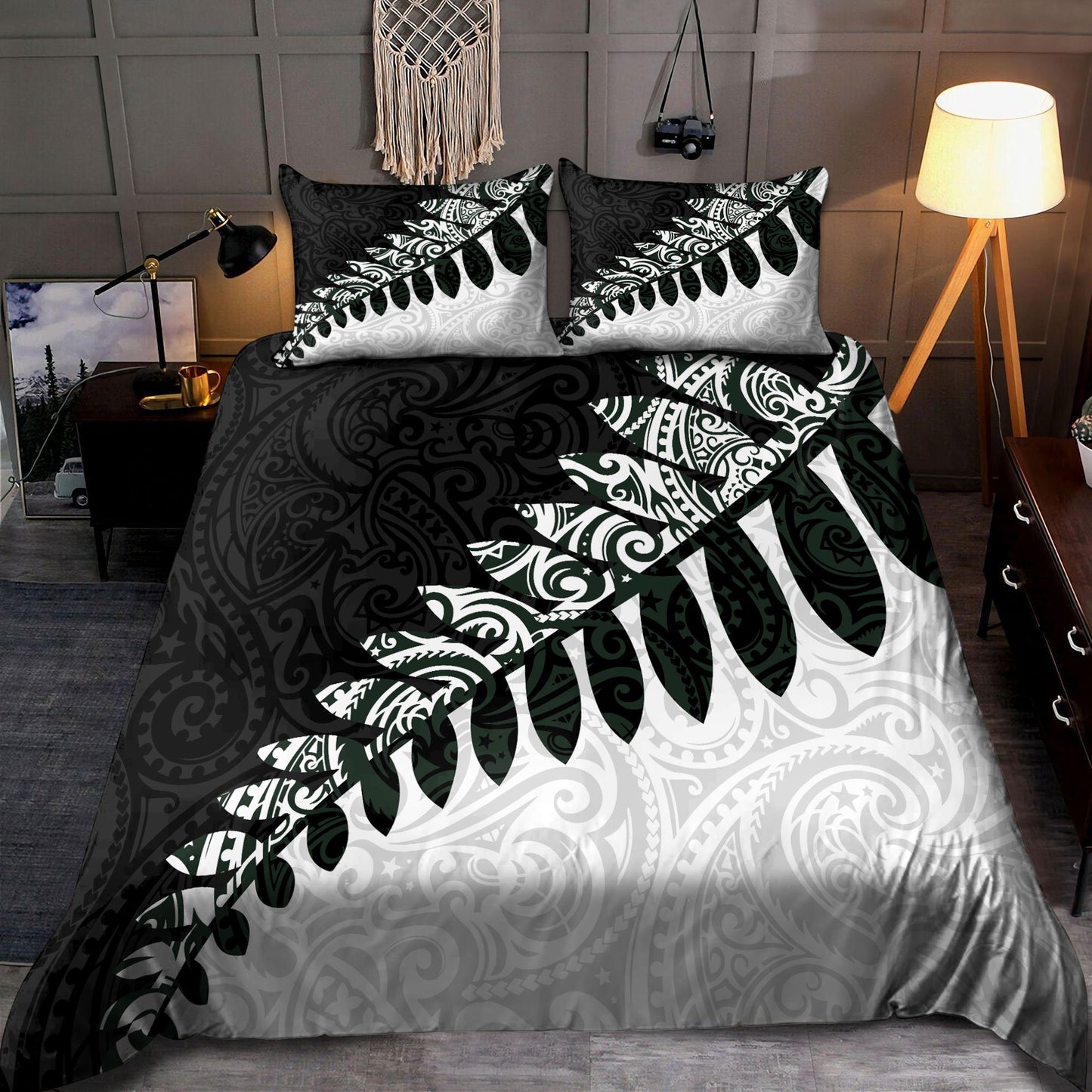 New Zealand Aotearoa Bedding Set Manaia Fern Classic Version ML