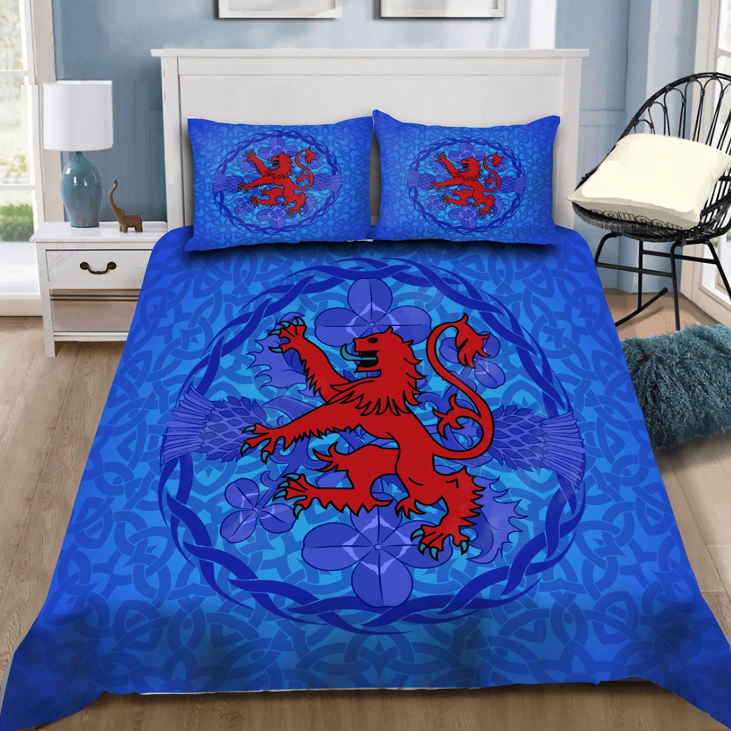 Premium Scotland Lion Bedding Set PL