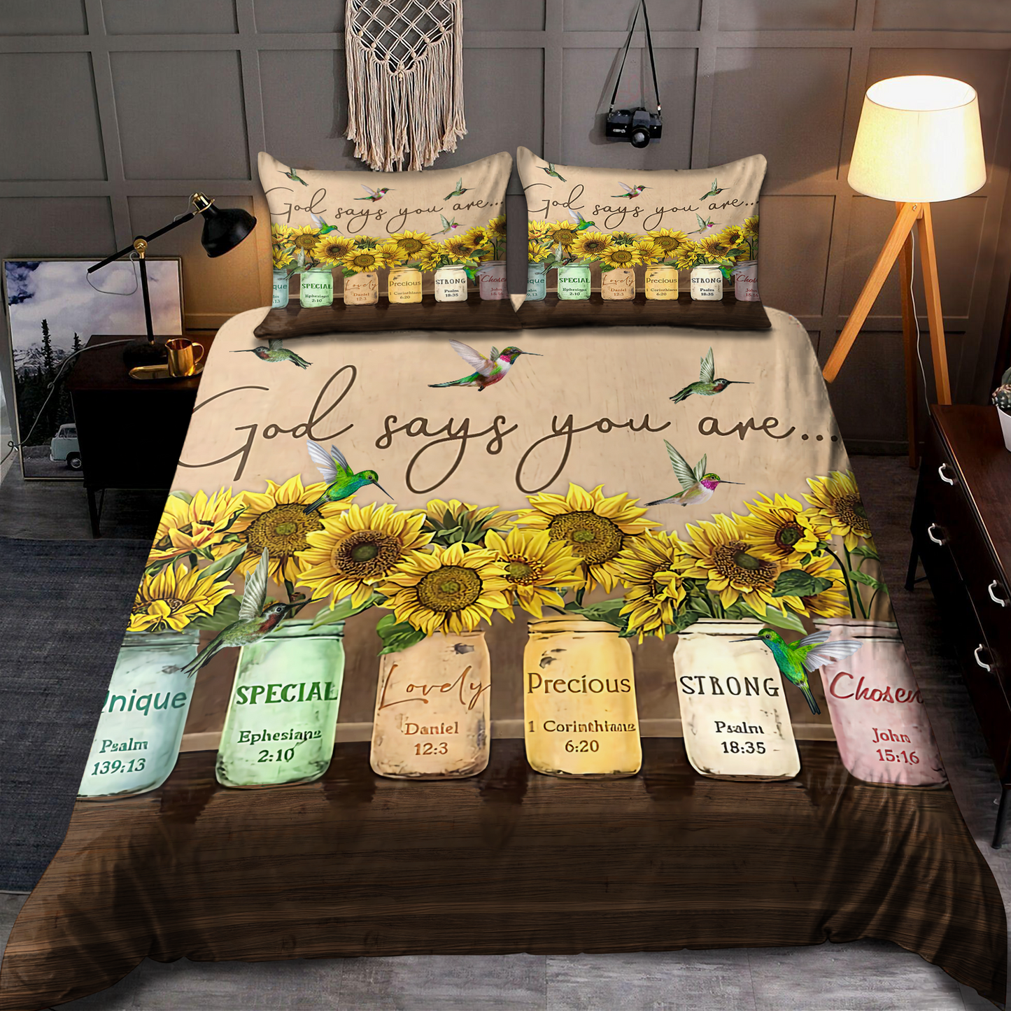 Hummingbird 3D Printed Bedding Set XT DA21052105