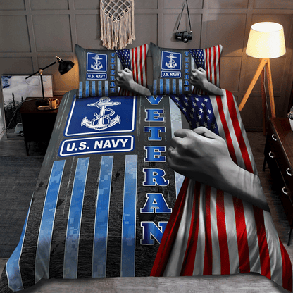 US Navy Veteran Bedding Set Proud Military AM21052107