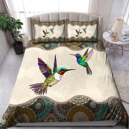 Hummingbird 3D Printed Bedding Set TNA24052101