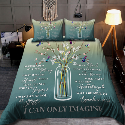 Hummingbird 3D Printed Bedding Set