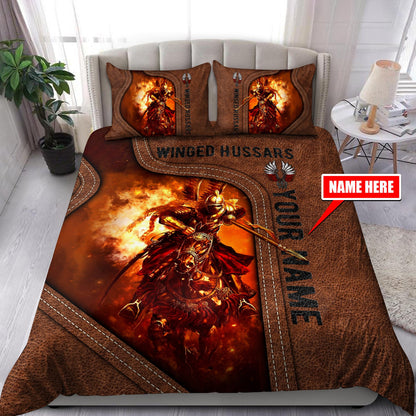 Premium Winged Hussars Best Custom name Bedding set
