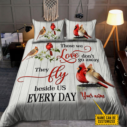 Custom Name XT Cardinal 3D Bedding Set NTN28052104