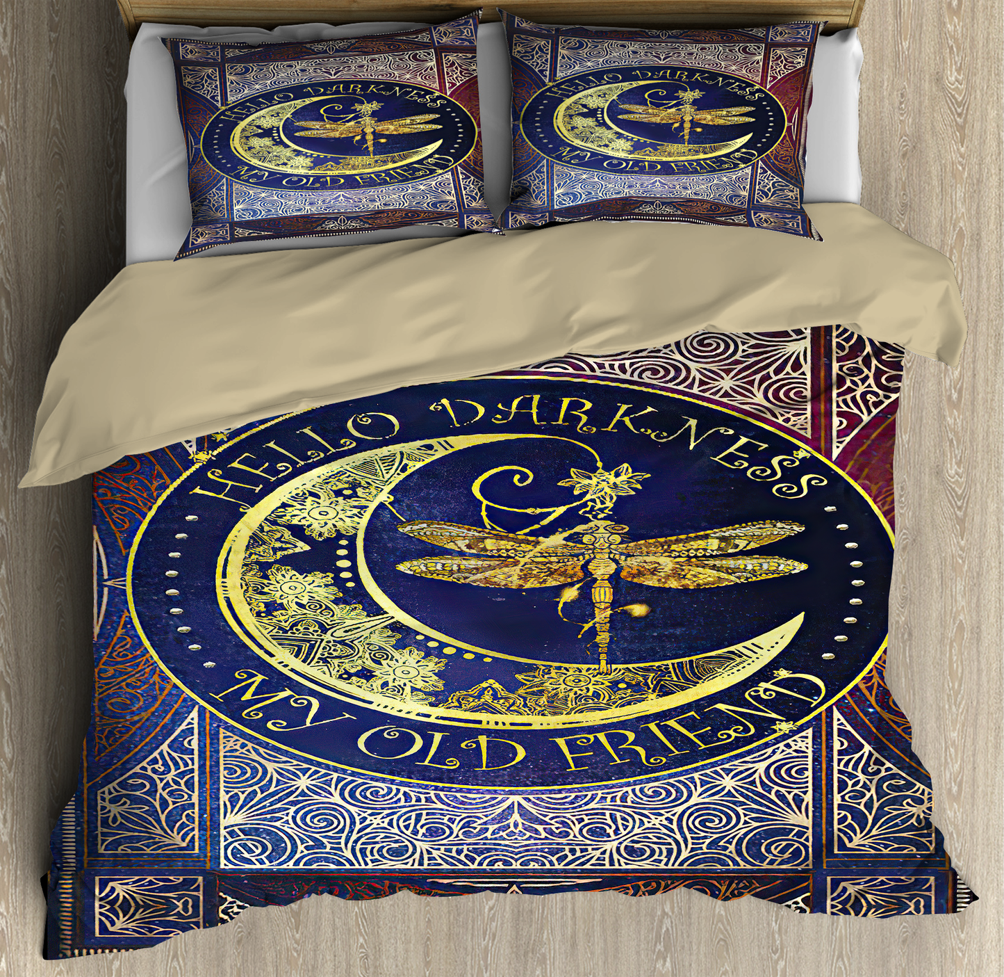 Premium Wicca Sun And Moon Bedding Set MEI