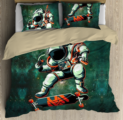 Skateboard Skull Bedding Set PL
