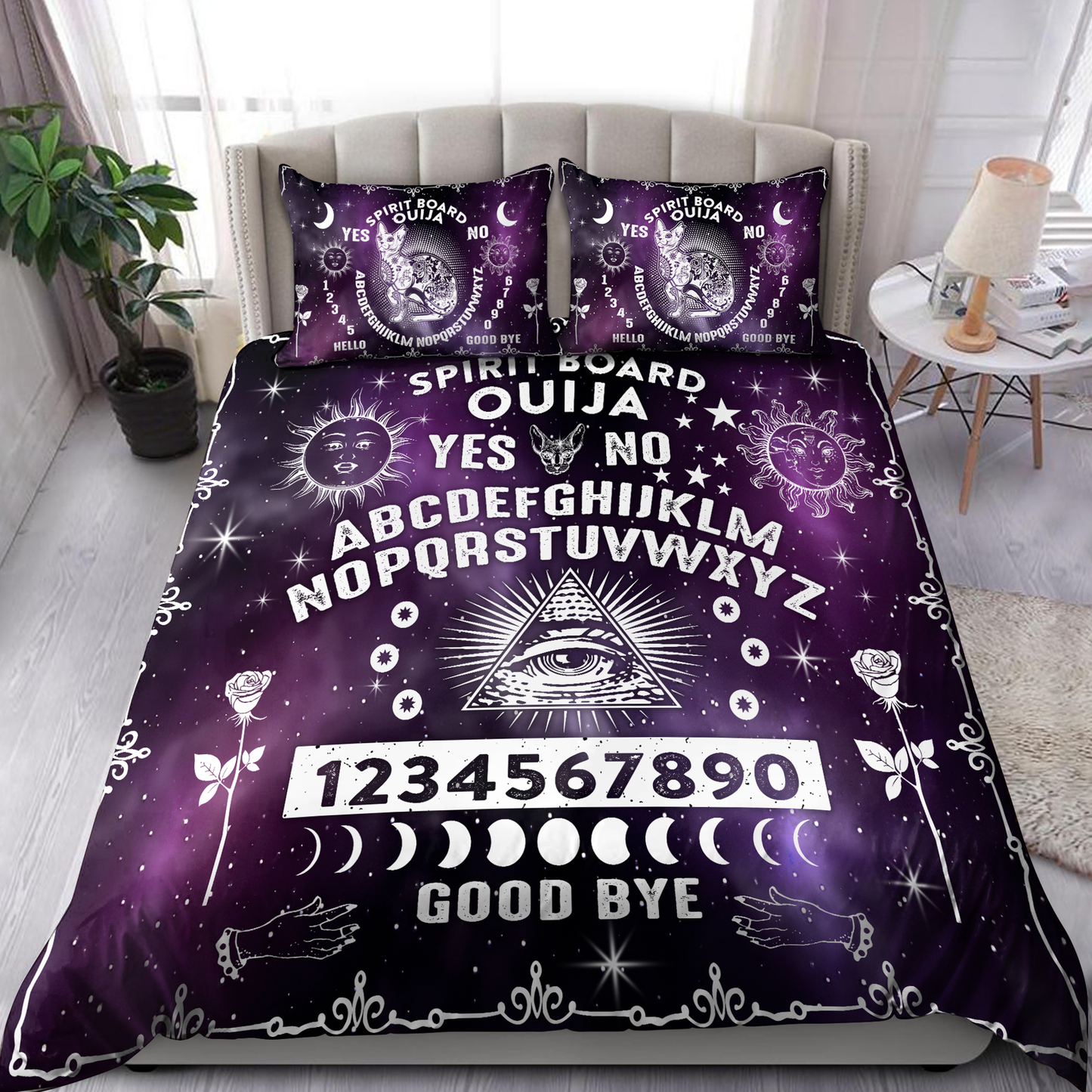 Wicca Raven All Over Printed Bedding Set MEI