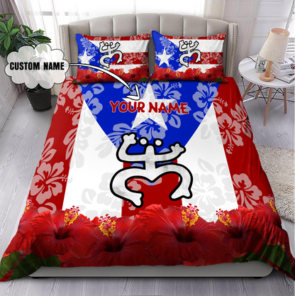 Customize Name Puerto Rico Bedding Set SN07052102