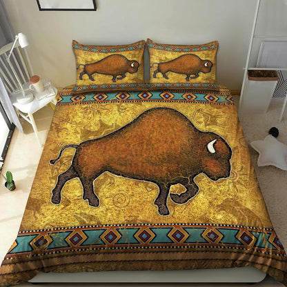 Bison Native American 3D All Over Printed Bedding Set