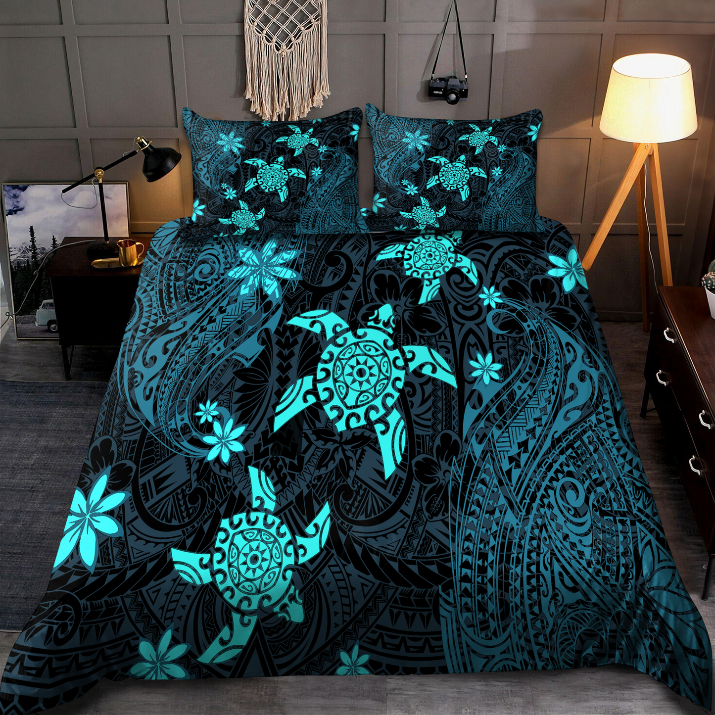 Premium Three Turtles Bedding Set