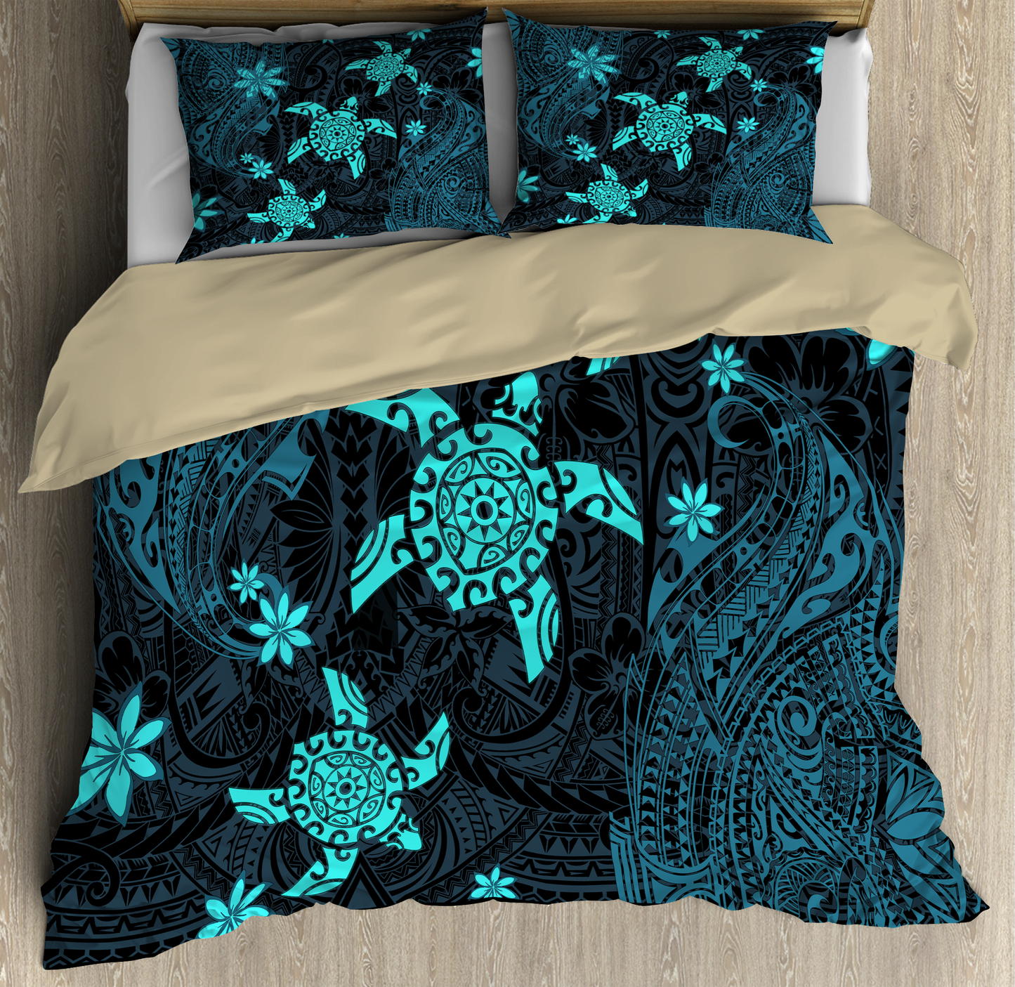 Premium Three Turtles Bedding Set
