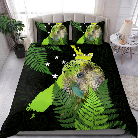Premium Aotearoa Kakapo Bird Bedding Set