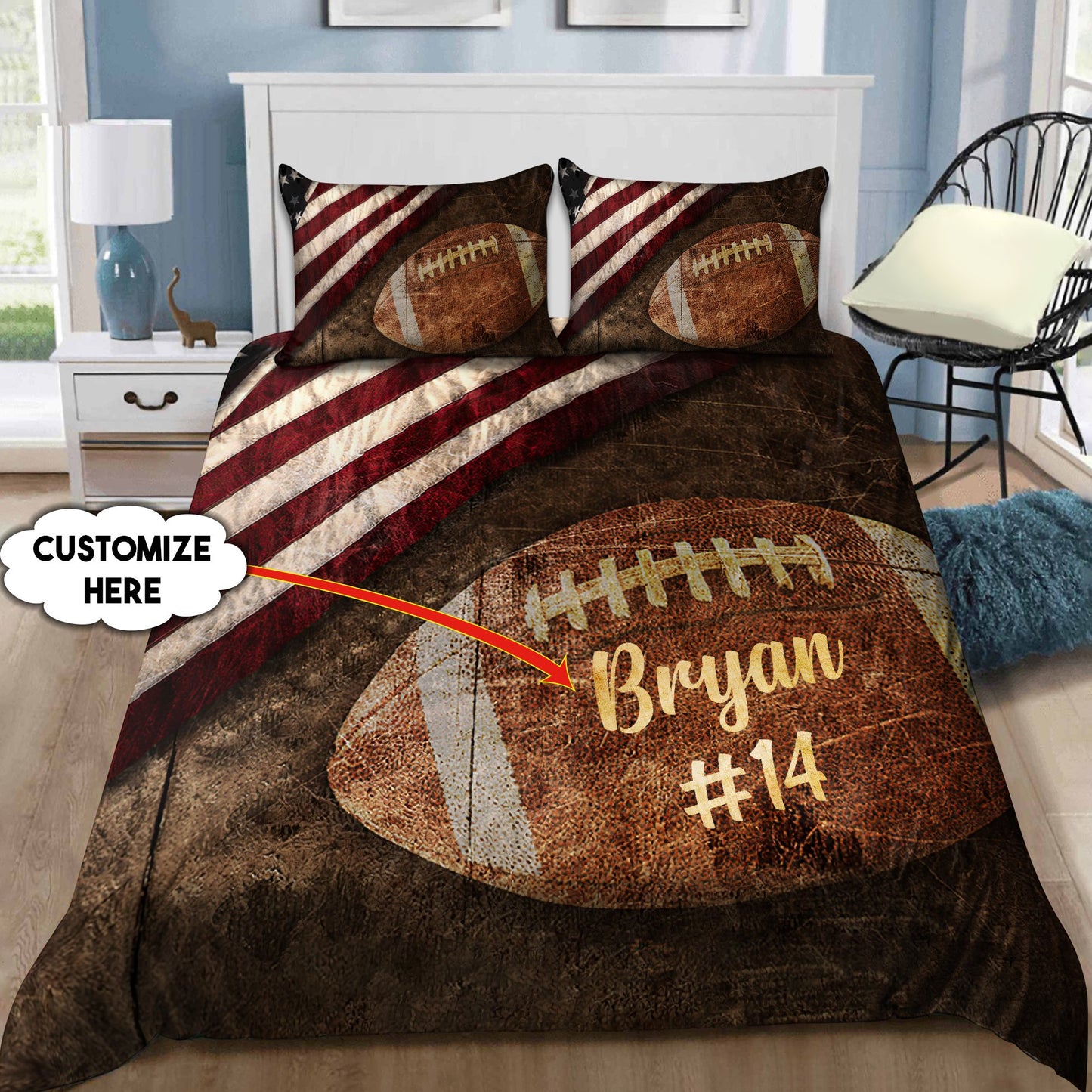 Custom name bedding set AM17052110