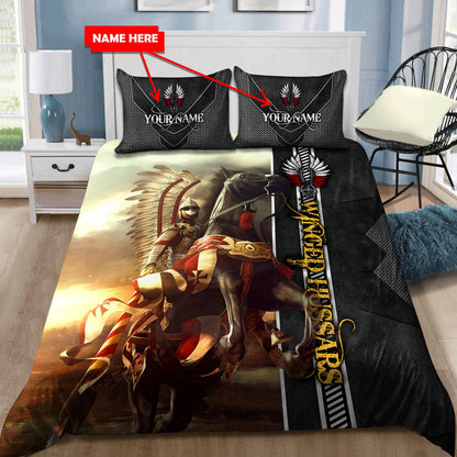 Premium Cavalry Winged Hussars Custom name Bedding Set