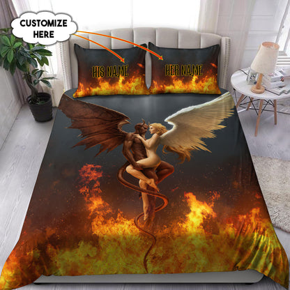 Customize Name Skull Bedding Set AM11062104