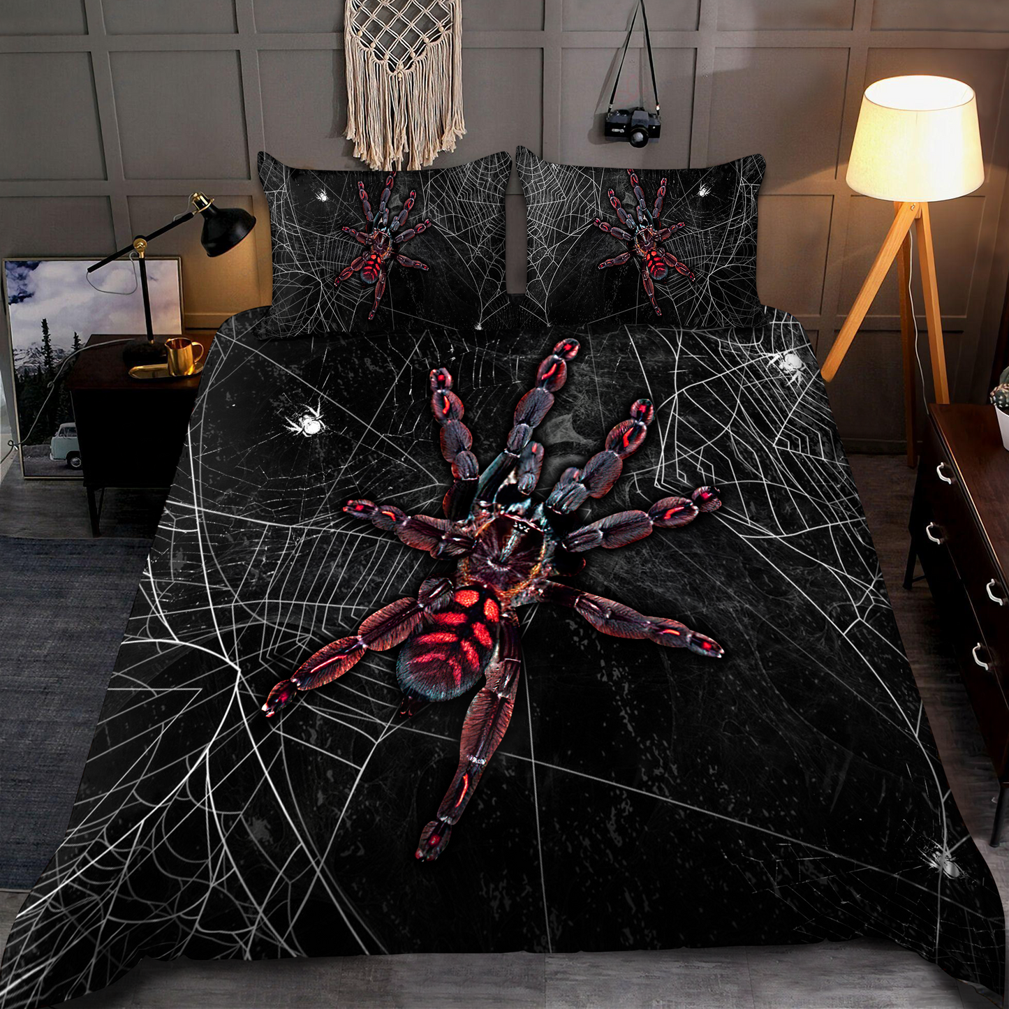 Spider Tarantula 3D All Over Printed Premium Bedding Set ML
